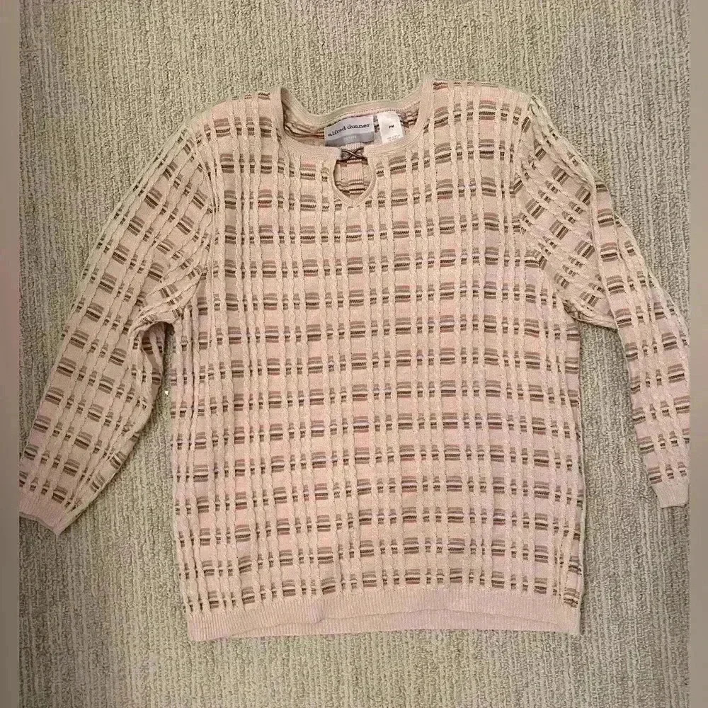 Alfred Dunner plaid vintage top